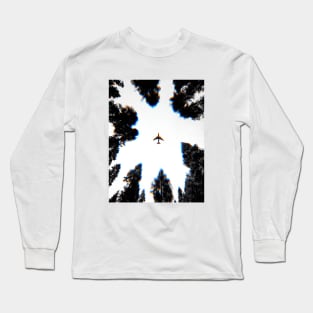 Plane Flying High Long Sleeve T-Shirt